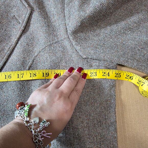 Vintage Kenny Rogers Western Blazer Mens 48R USA Made Leather Elbow Patch Cowboy - Picture 10 of 13